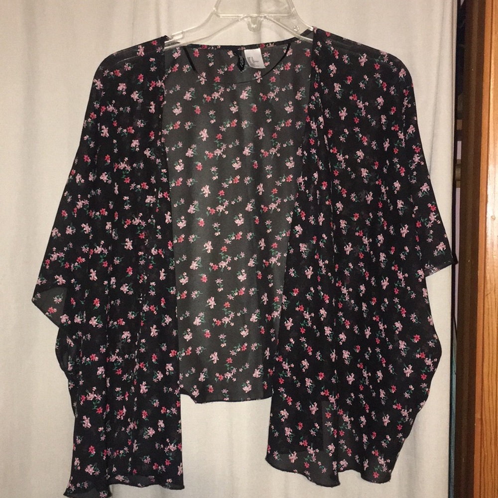 Shear floral cover up